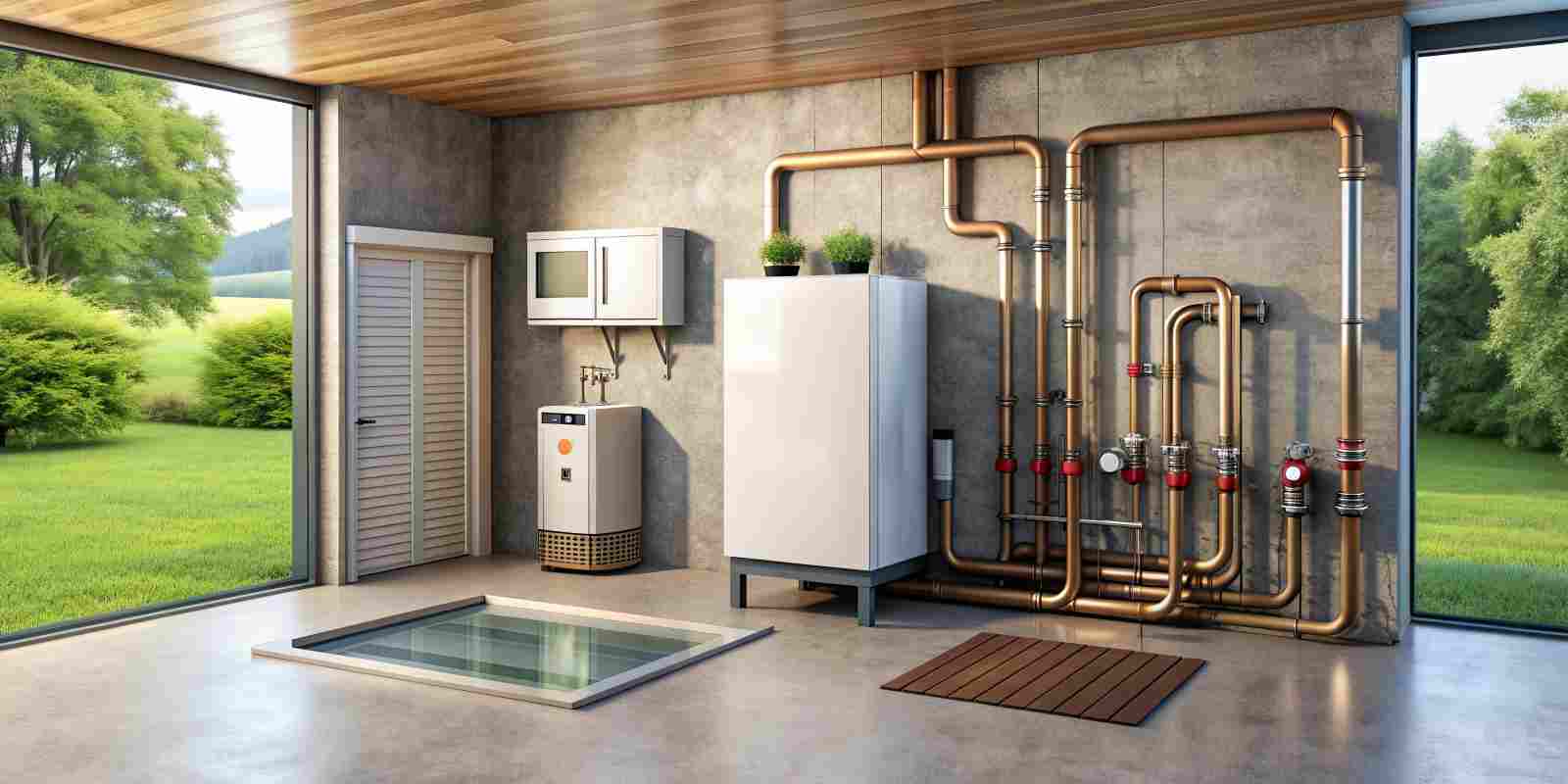 Geothermal Heat Pump for Heating and Cooling Home