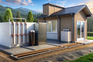Geothermal Heat Pump System for Home